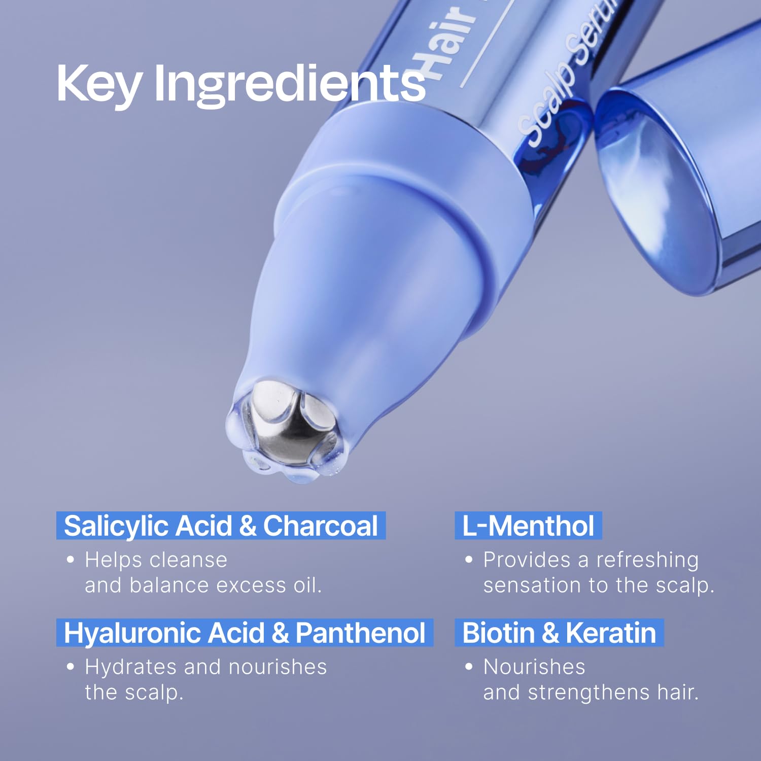 Celladix Menthol cooling sensation emphasizes refreshing feel during application