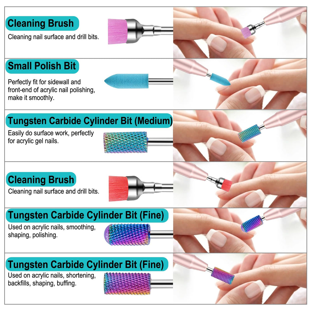 Cellentool forets ongles carbure tungstène 3 pièces, travail rapide et robuste.