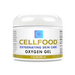 Cellfood oxygène gel, bouteille 60 ml, hydratation nourrissante et protectrice.