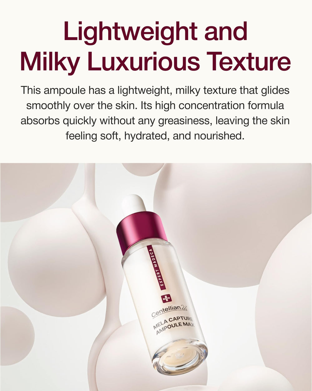 CENTELLian 24 Expert Madeca Mela Capture Ampoule Max, extrait TECA Centella pour soin nourrissant