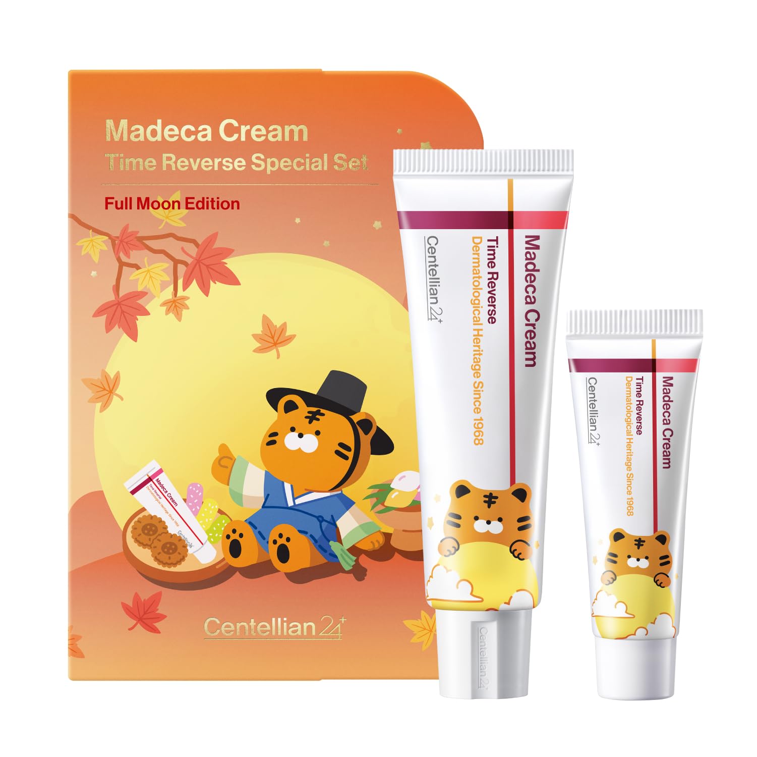 Version édition limitée CENTELLIAN 24 Madeca Cream Time Reverse, pack pratique pour voyage et routine.