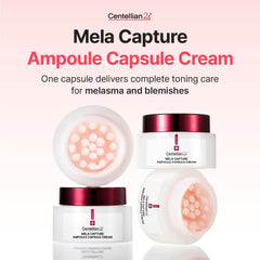 CENTELLIAN 24 Madeca Mela Capsule Creme application simple et hydratation durable.