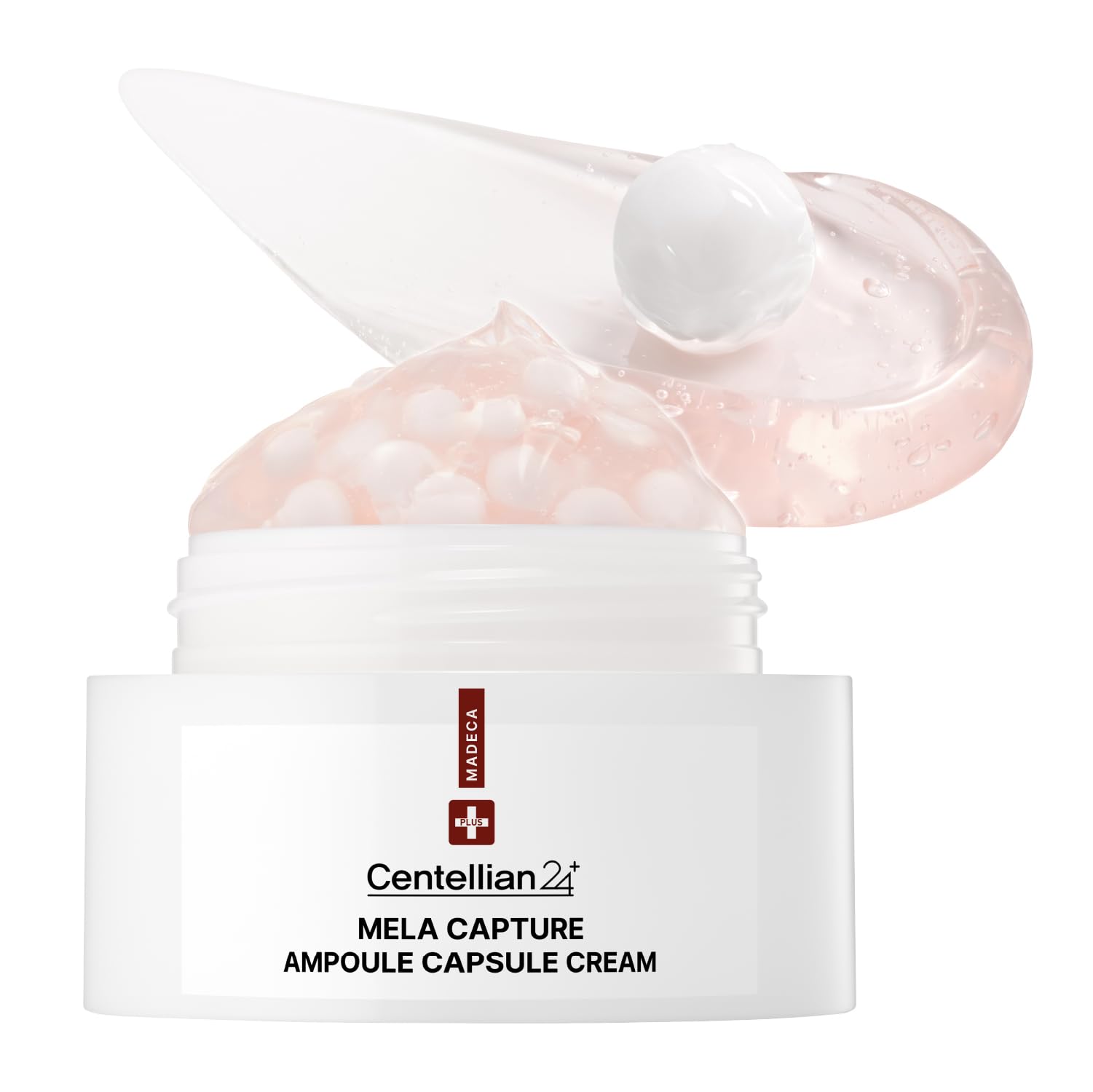 CENTELLIAN 24 Madeca Mela Capture Ampoule montrant les capsules pour un teint lumineux.