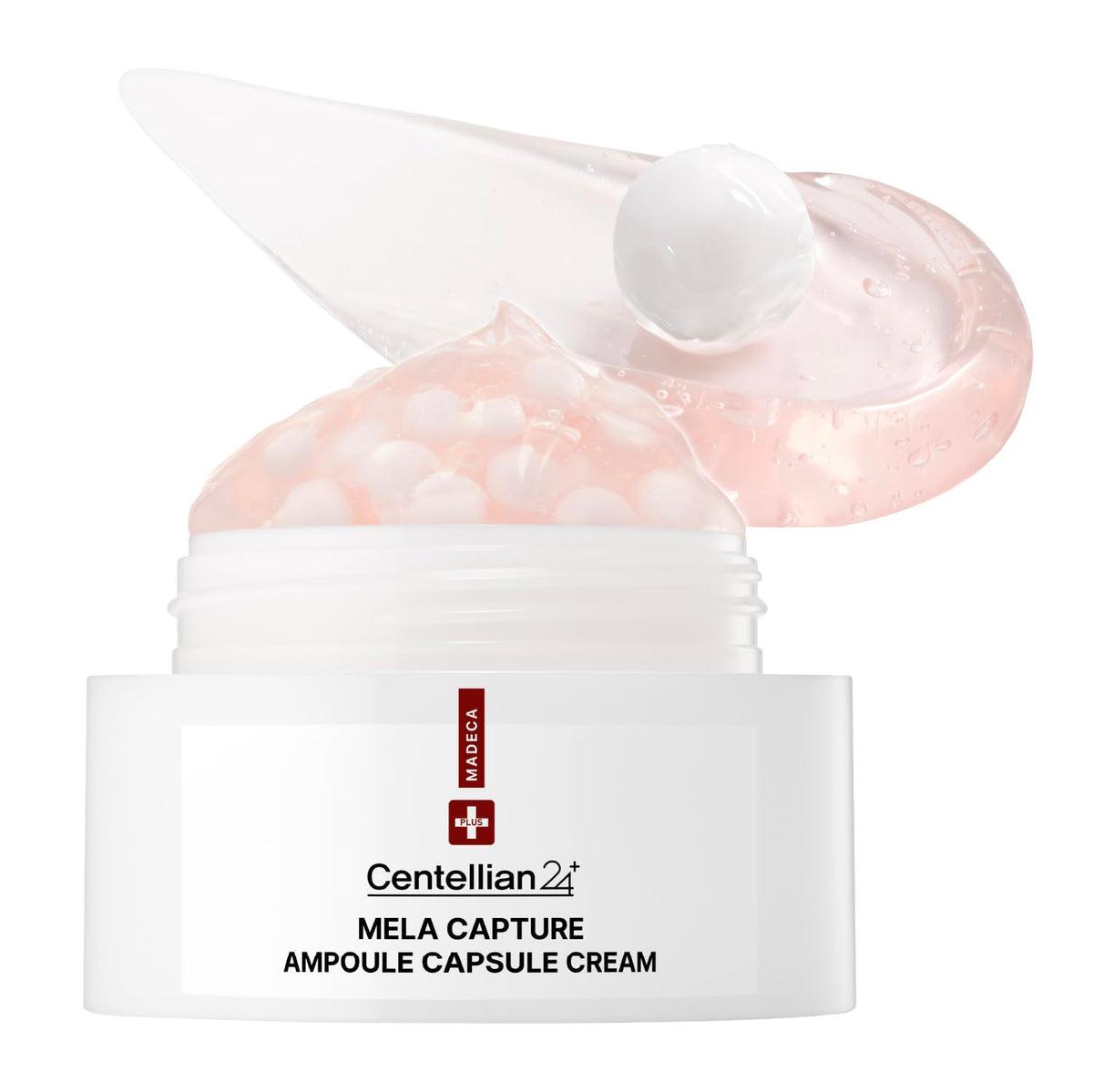 CENTELLIAN 24 Madeca Mela Capture Ampoule montrant les capsules pour un teint lumineux.