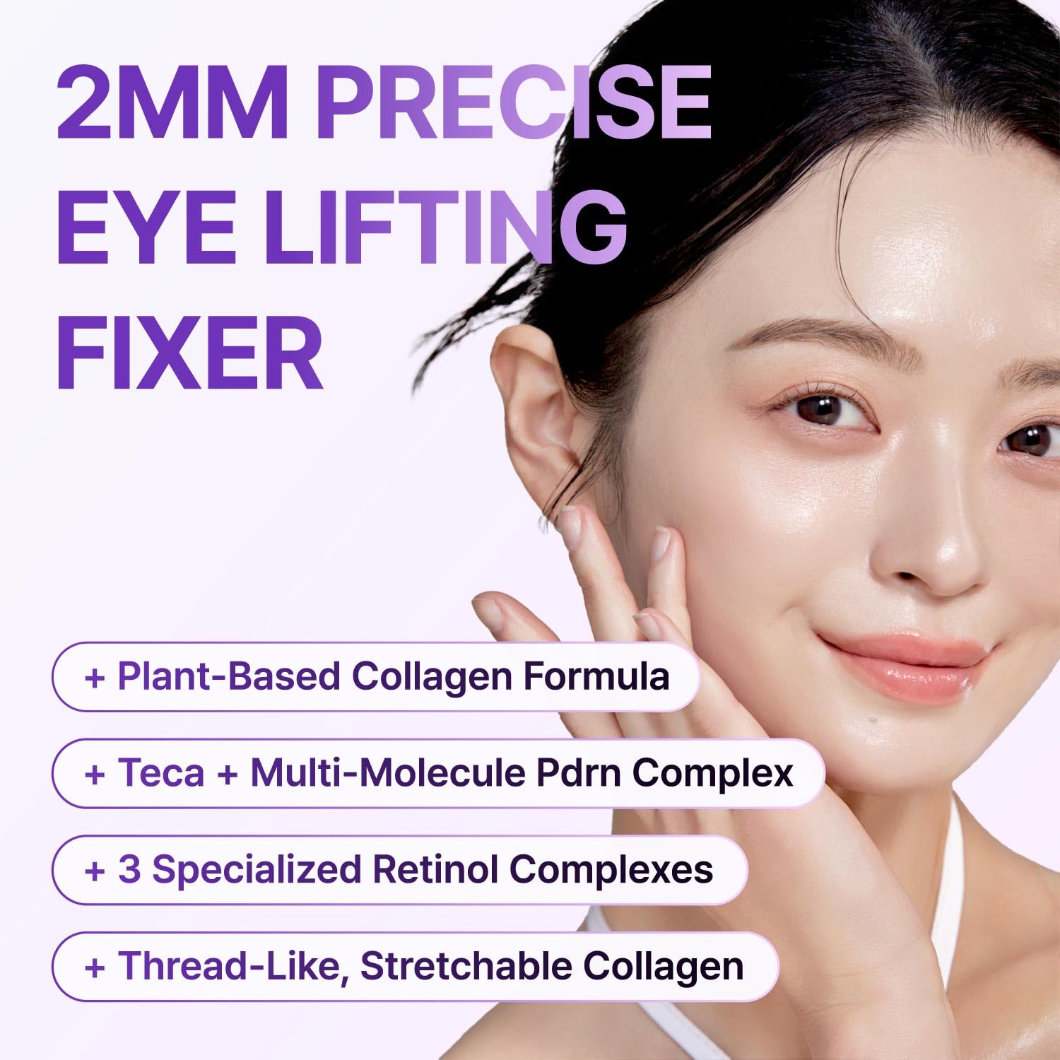 Centellian24 application contour des yeux montre un massage doux pour la douceur.