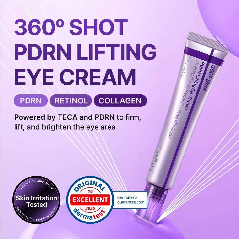 Centellian24 crème yeux montre une texture élastique prête à l'application.