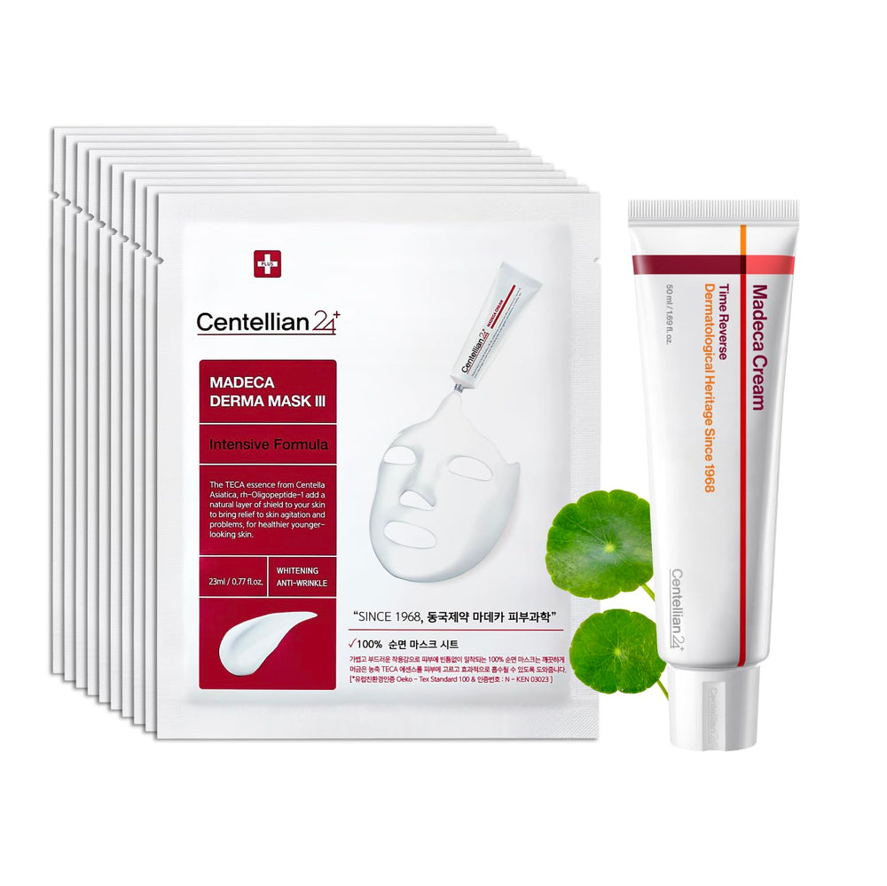 CENTELLIAN 24 Madeca Cream Time Reverse sur flacon, hydratation profonde possible.