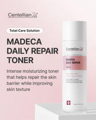 Texture laitée du toner CENTELLIAN24 prête à hydrater en douceur.