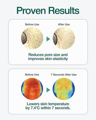 Application sur le visage avec CENTELLIAN 24 Madeca Pad pour hydrater et lisser.