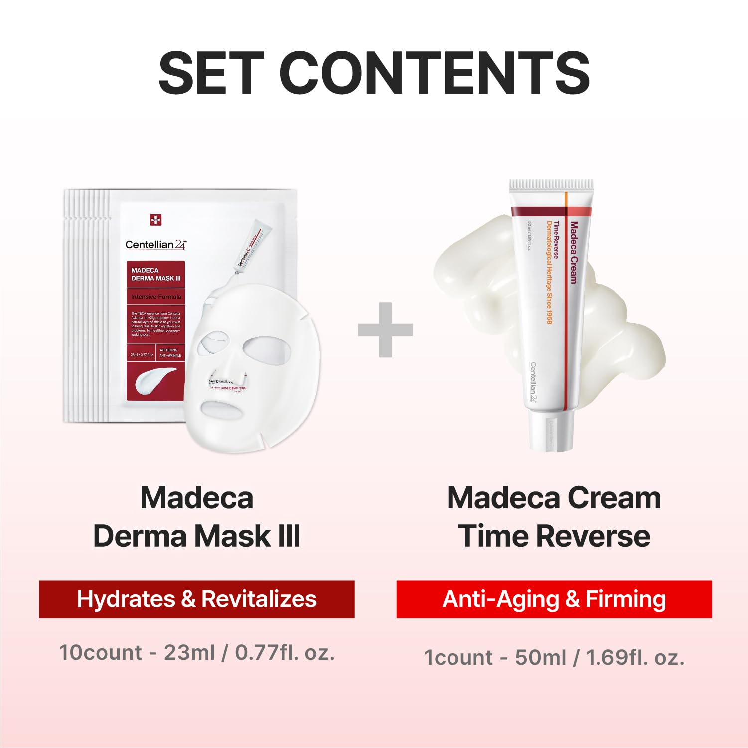Packaging élégant CENTELLIAN 24 pour une expérience soin luxueuse.