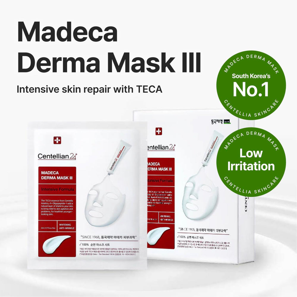 Set de soin coréen premium avec masques coton pour une absorption optimale.
