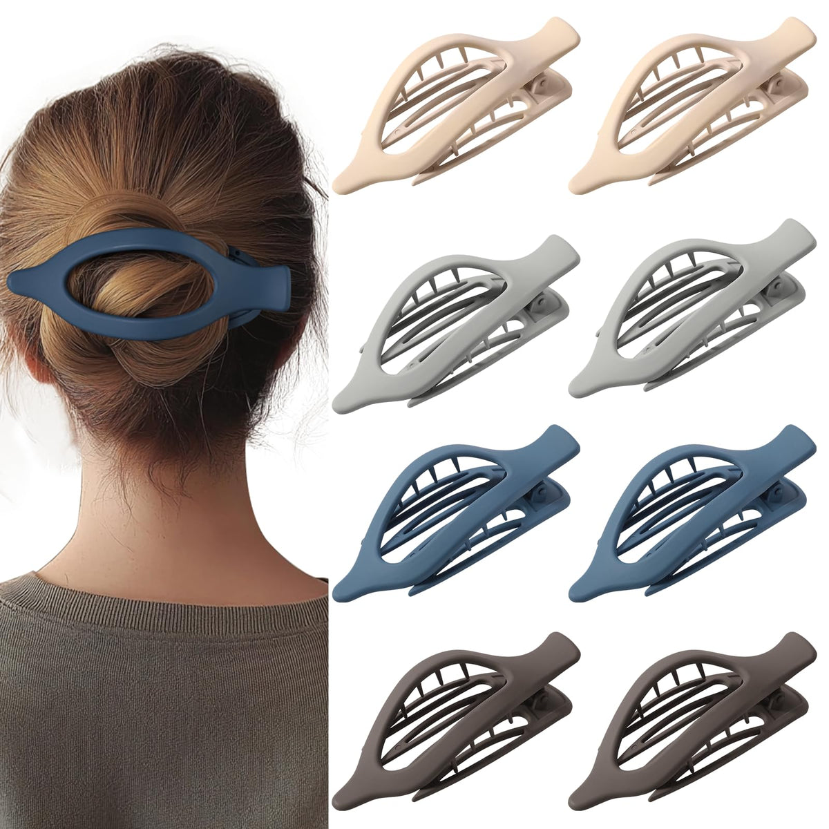 Pinces CENTSTAR brun foncé, vue avant, maintien discret et confortable.