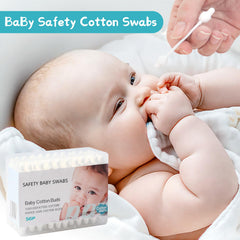 CenYouful étui transparent de rangement pour les bâtonnets coton bébé.