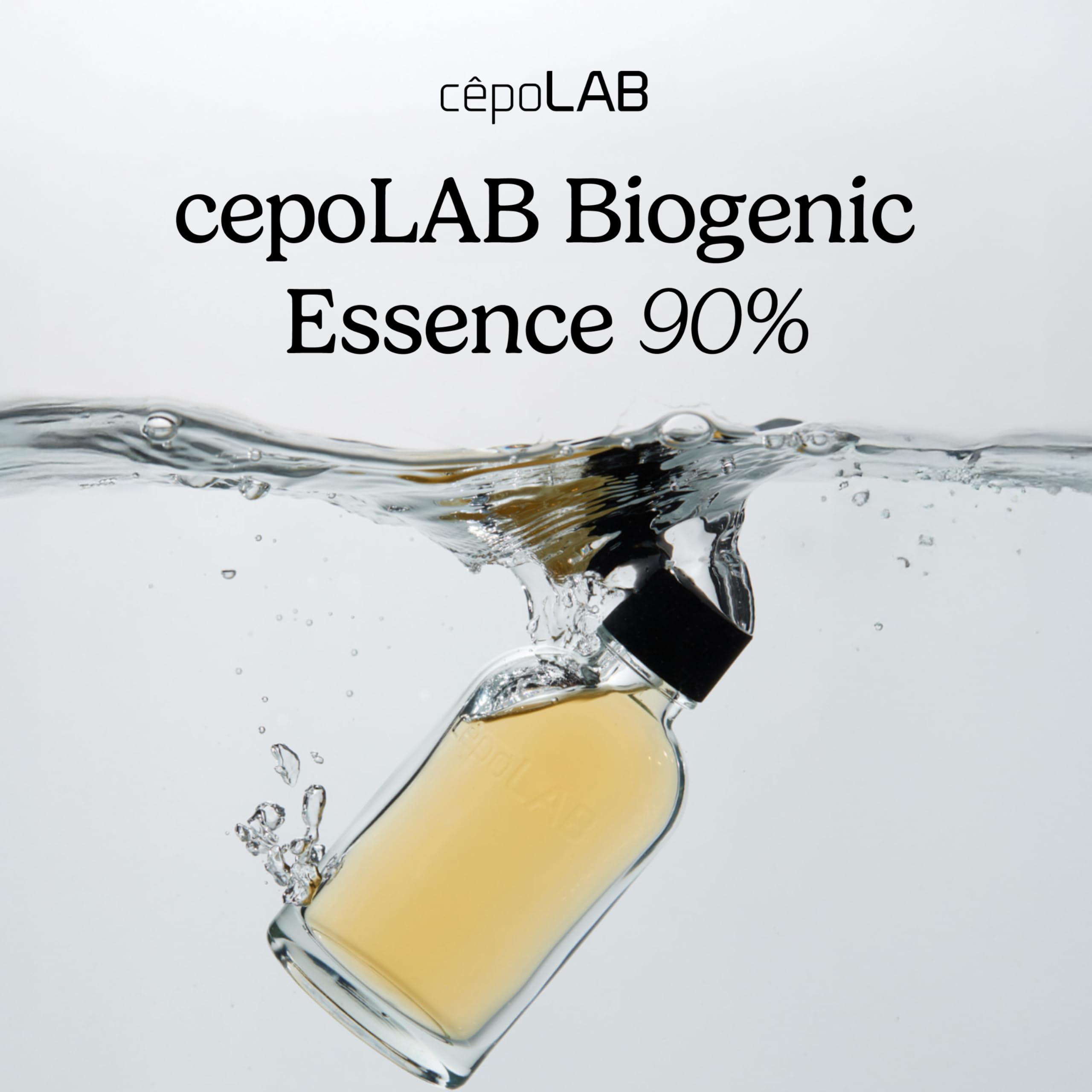 CepoLAB Biogenic Essence, ingrédients-minimes, formule propre adaptée aux peaux sensibles.