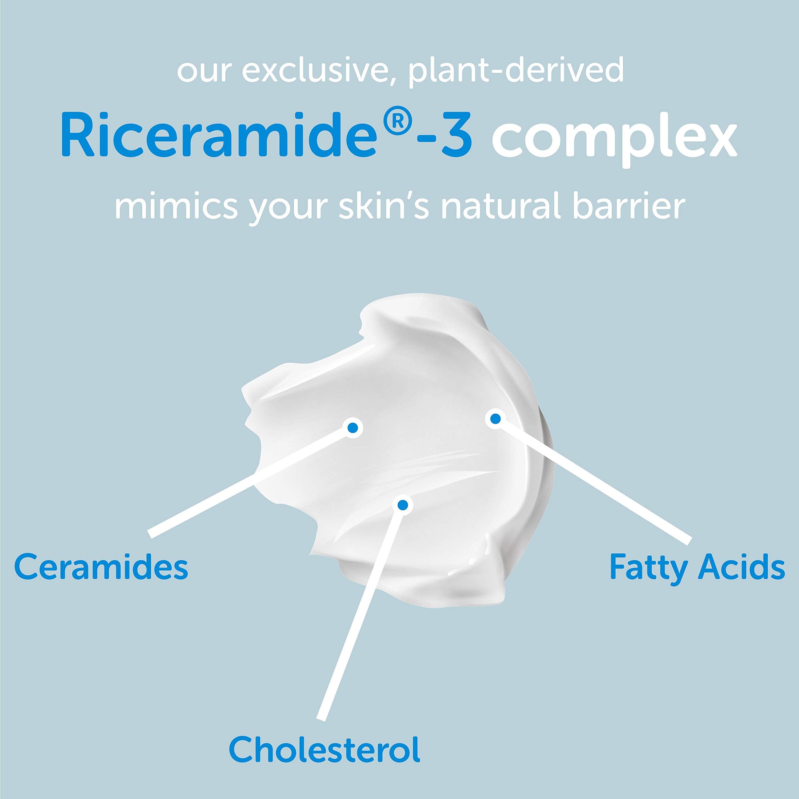 Ceramedx: application en massage circulaire pour peau propre et fraîche.