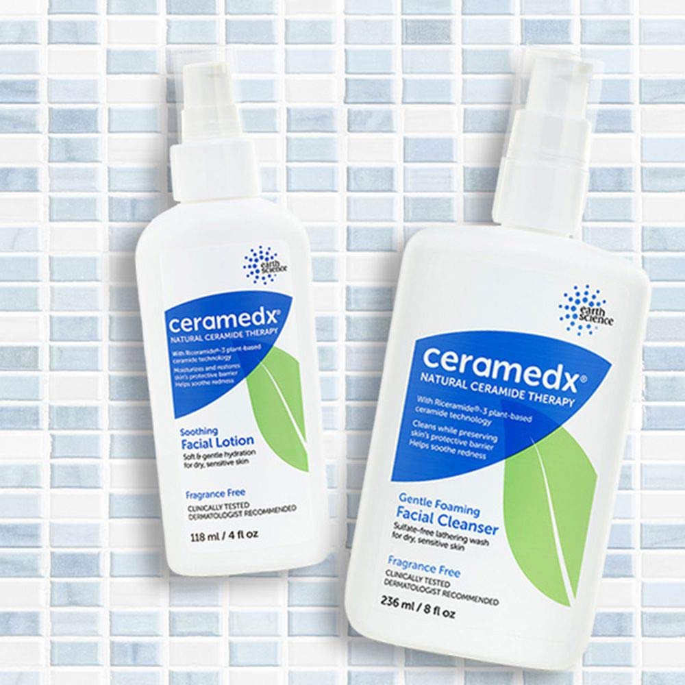 Ceramedx: étiquette végane, produit sans cruauté et parfum neutre.