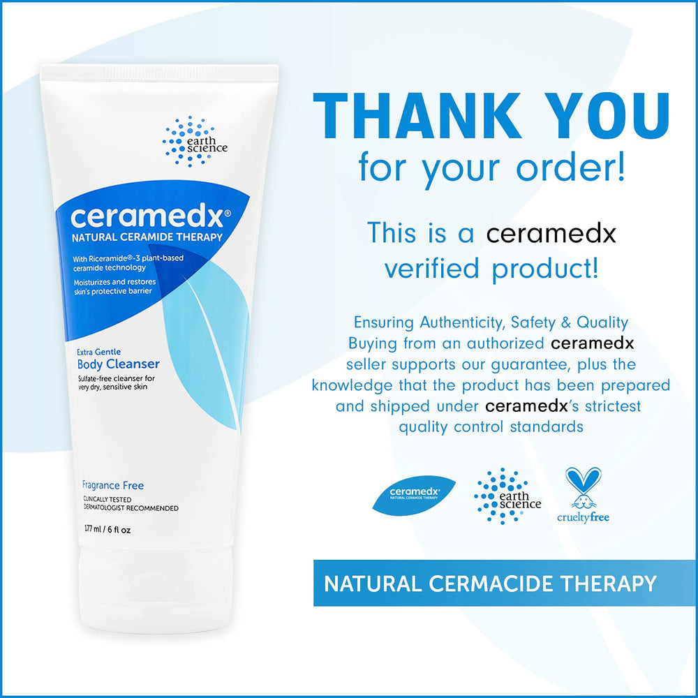 Ceramedx: utilisation quotidienne pour peau hydratée et confortable.