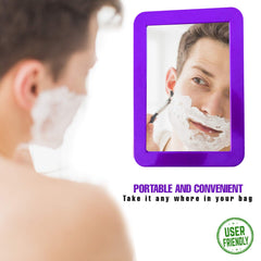 CEREM miroir à bords arrondis pour sécurité et transport.