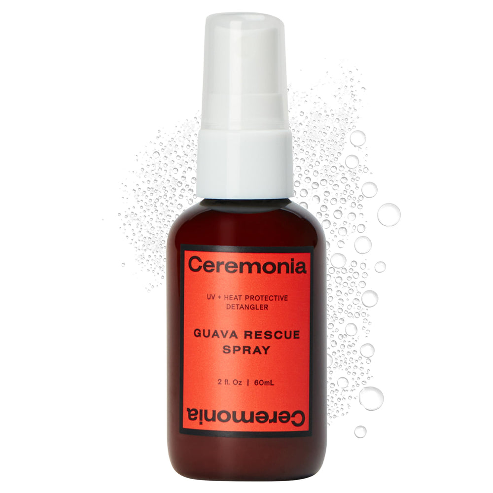 Ceremonia Guava Rescue Spray: bouteille 50 ml prête à démêler les cheveux.