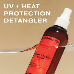 Ceremonia Guava Rescue Spray: protection UV et chaleur pour les mèches.