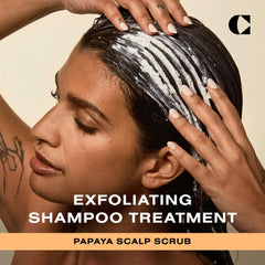 Ceremonia Papaye Scrub exfolie grâce aux enzymes et au sel rose.
