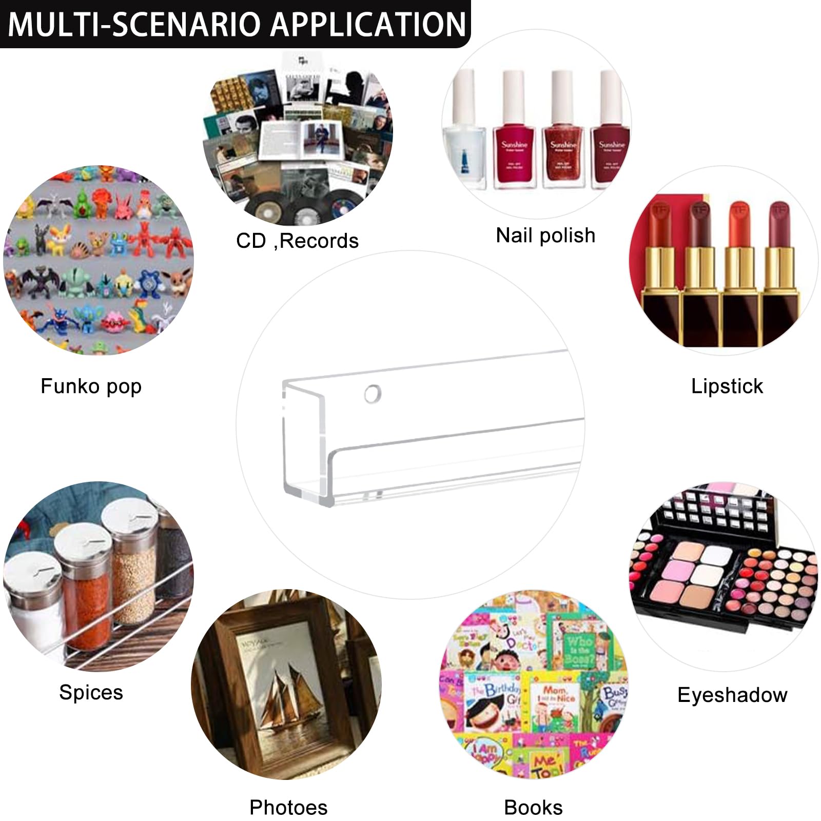 Étagère murale Cerpourt pour vernis — solution compacte pour studio.