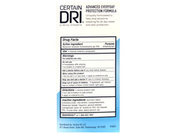 Certain Dri A.M Solid Antiperspirant texture douce sur la peau.
