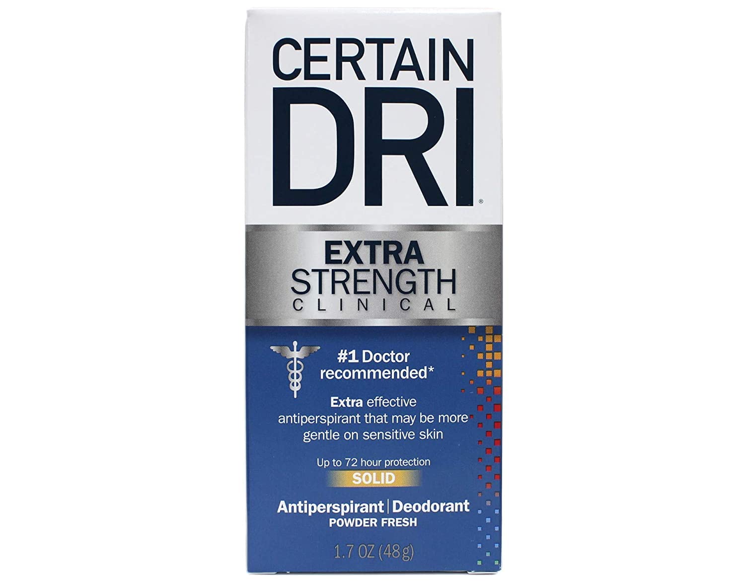 Certain Dri, emballage compact pour déplacements quotidiens.