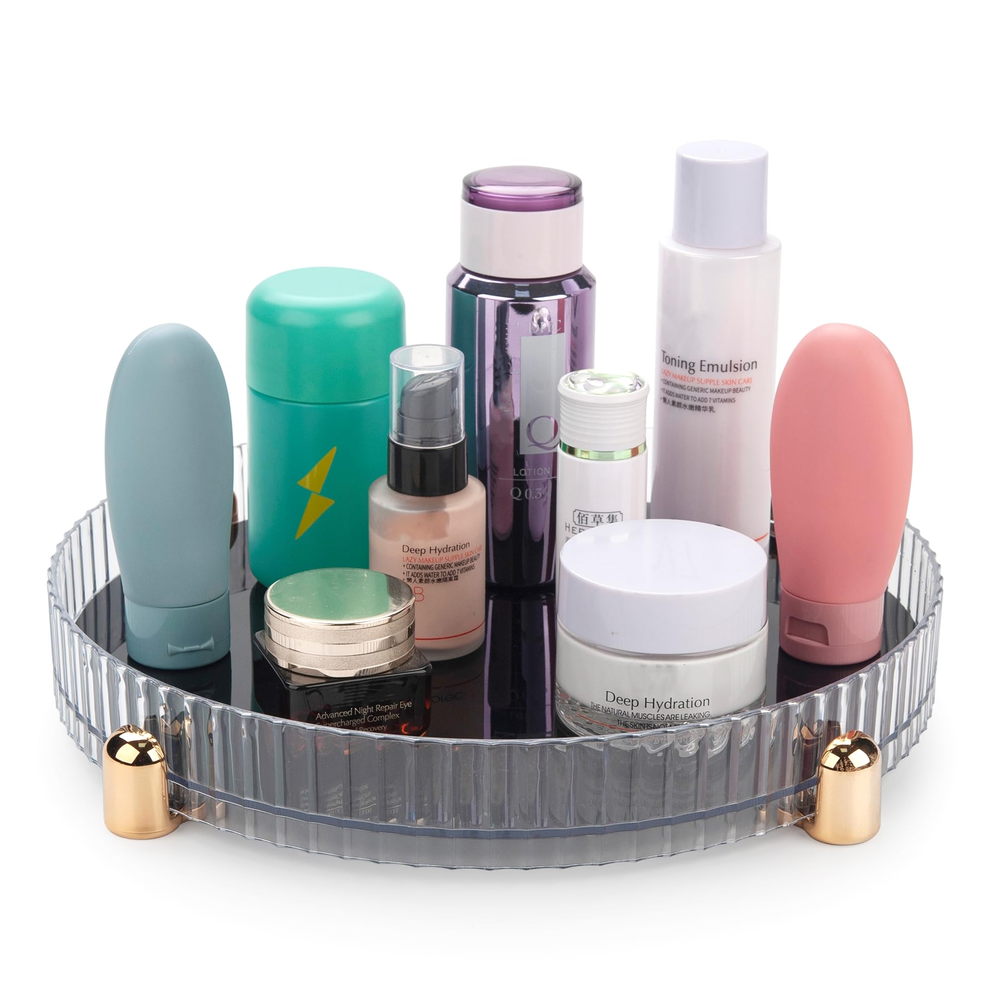 CESTATIVO Plateau Coiffeuse Cosmetiques, rotation 360, rangement clair.