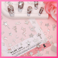 CESUSME kit Y2K 21 styles pour ongles, designs variés et tendances