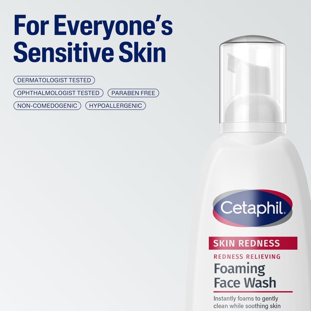 Cetaphil usage quotidien pour nettoyer sans dessécher la peau sensible.