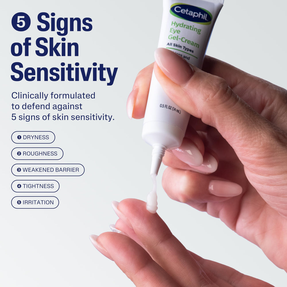 Cetaphil application-rapide-yeux offre absorption rapide sans sensation lourde.