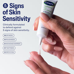 Cetaphil application-rapide-yeux offre absorption rapide sans sensation lourde.