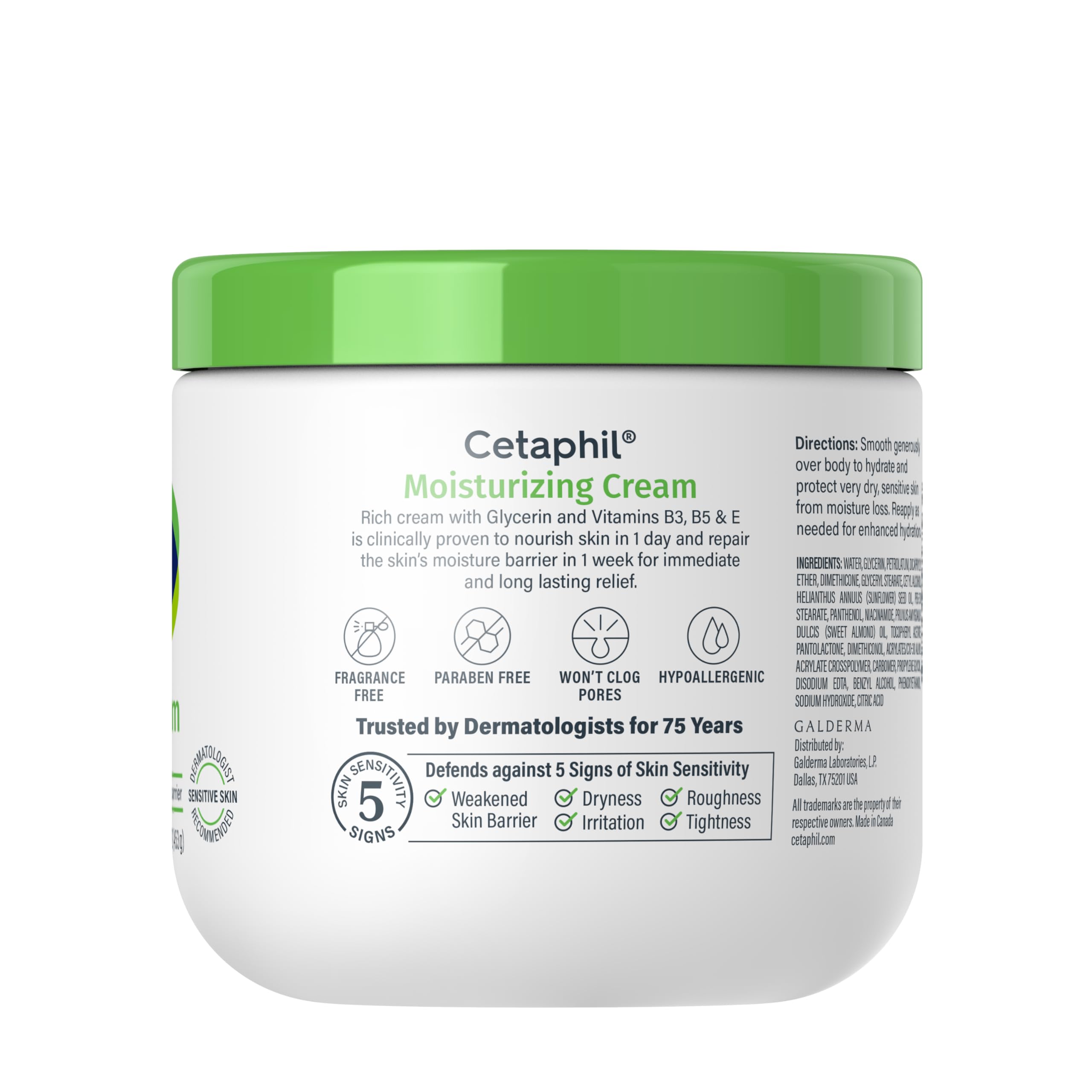 Conçu pour sensibilité: Cetaphil hypoallergenique et sans parfum.