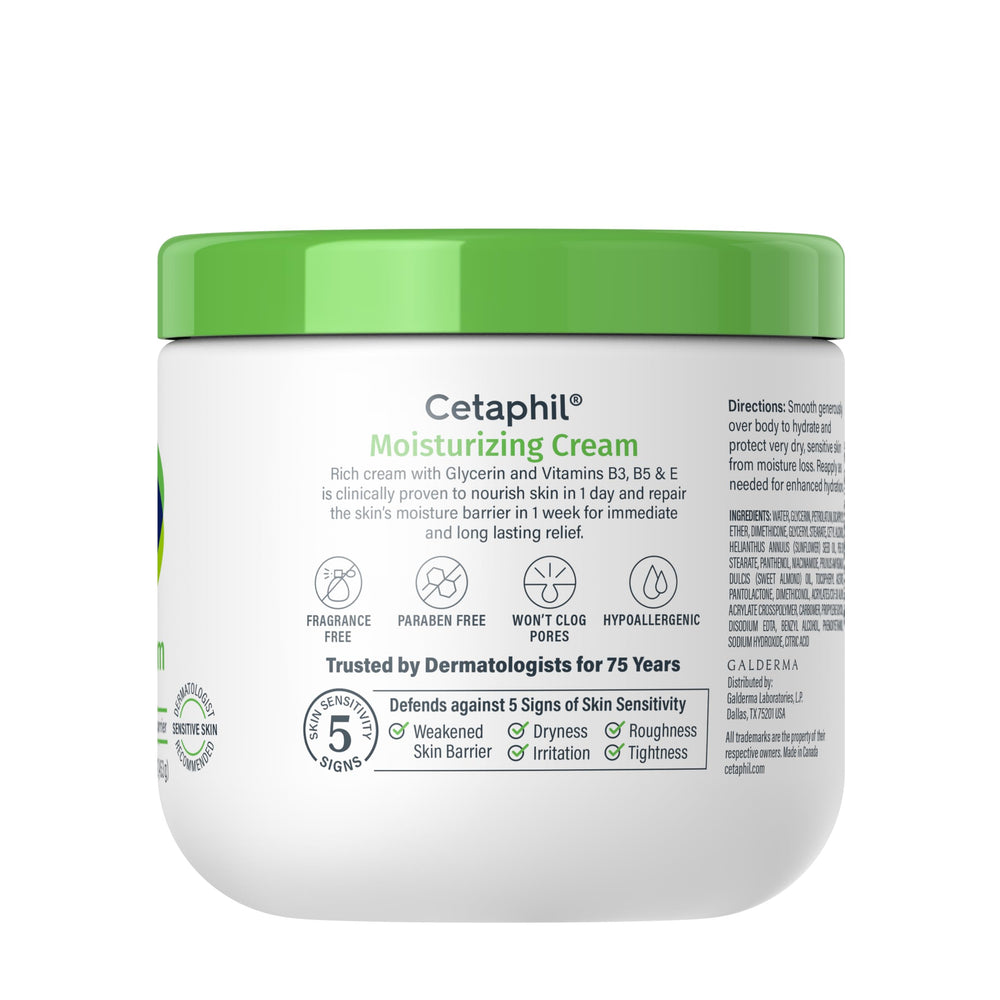 Conçu pour sensibilité: Cetaphil hypoallergenique et sans parfum.