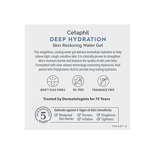 Gel Cetaphil Deep Hydration – application sur le visage