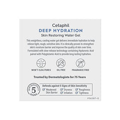 Gel Cetaphil Deep Hydration – application sur le visage