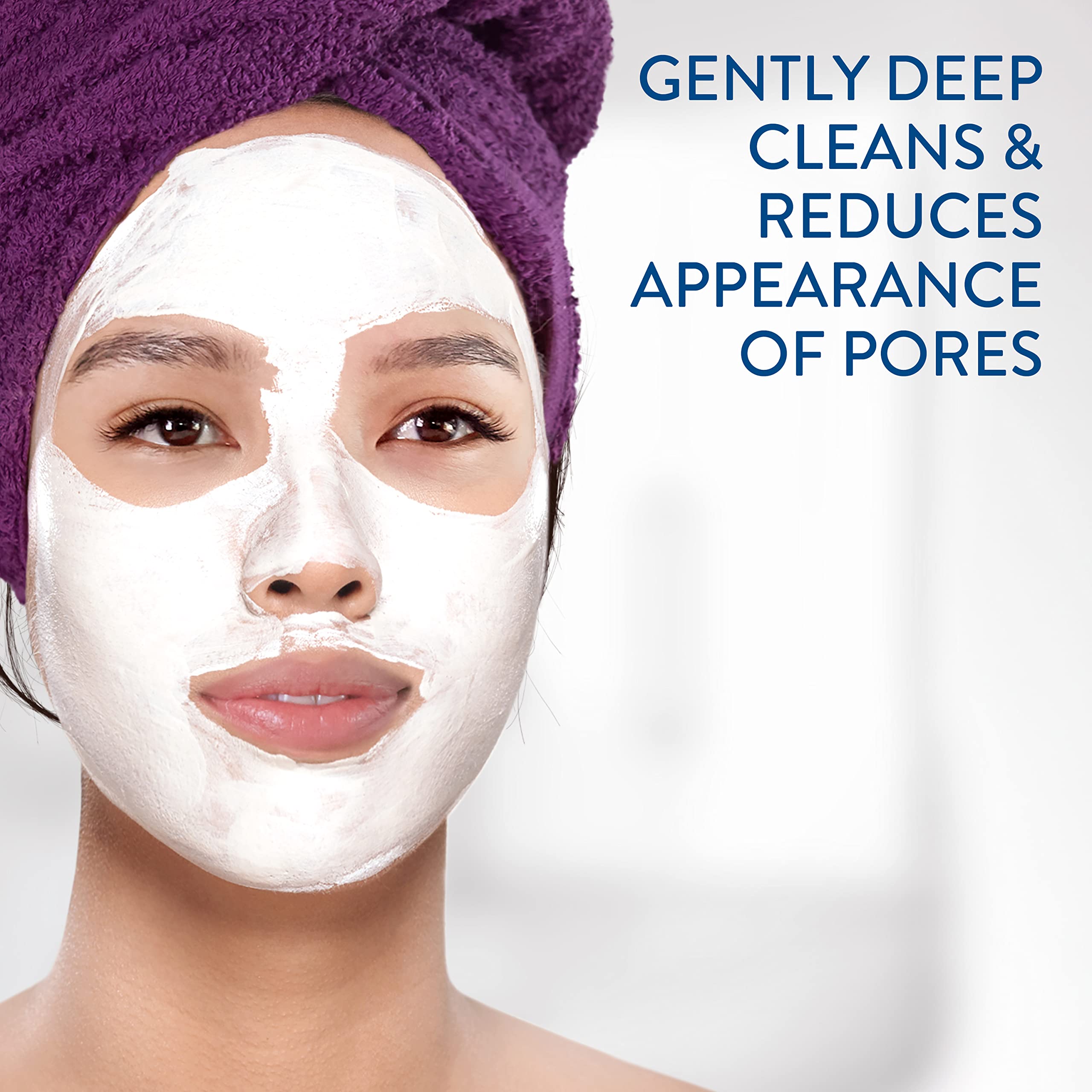 Texture crème luxueuse du masque Cetaphil DermaControl purifie sans dessécher.