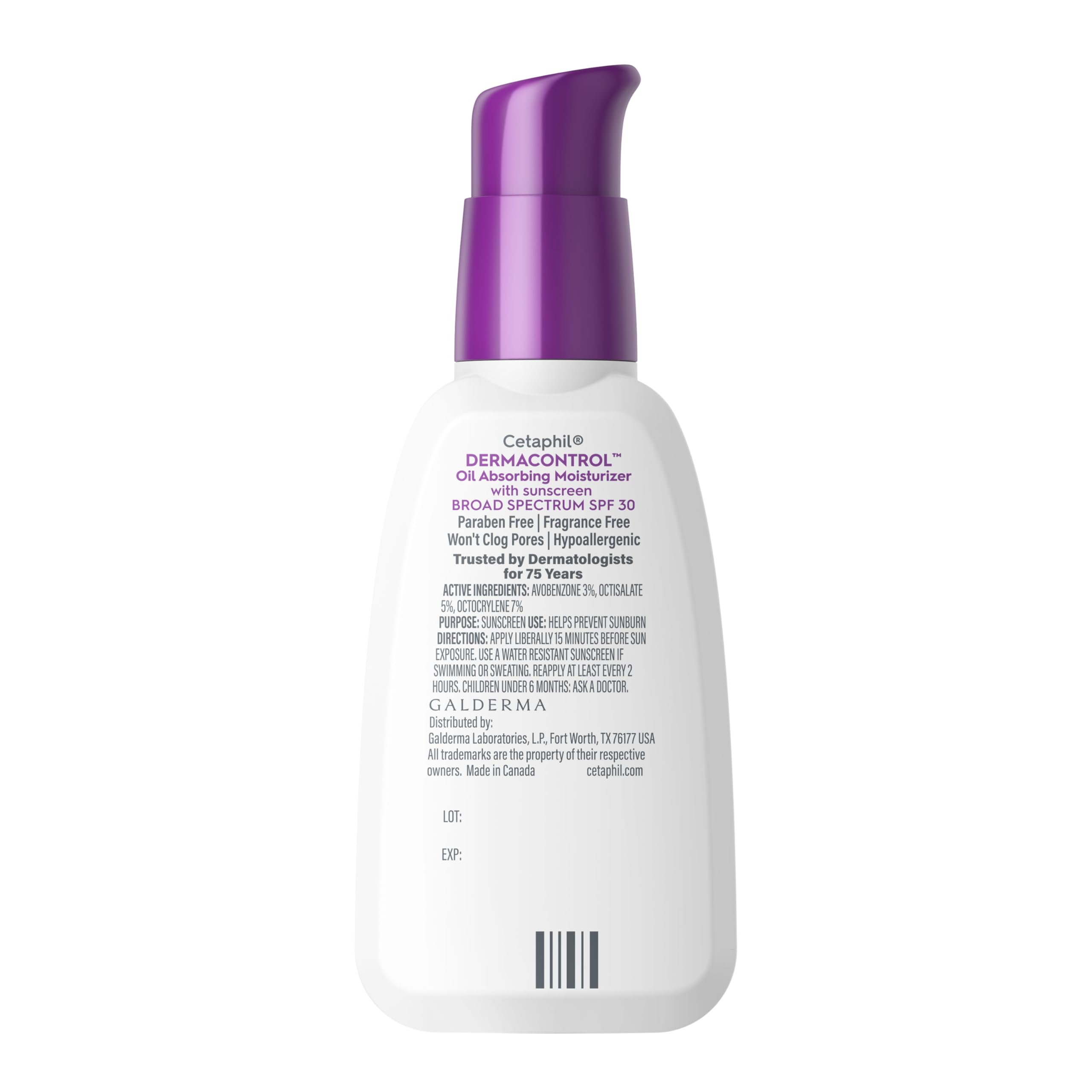 Résultat visuel d’une peau équilibrée et matte après application.