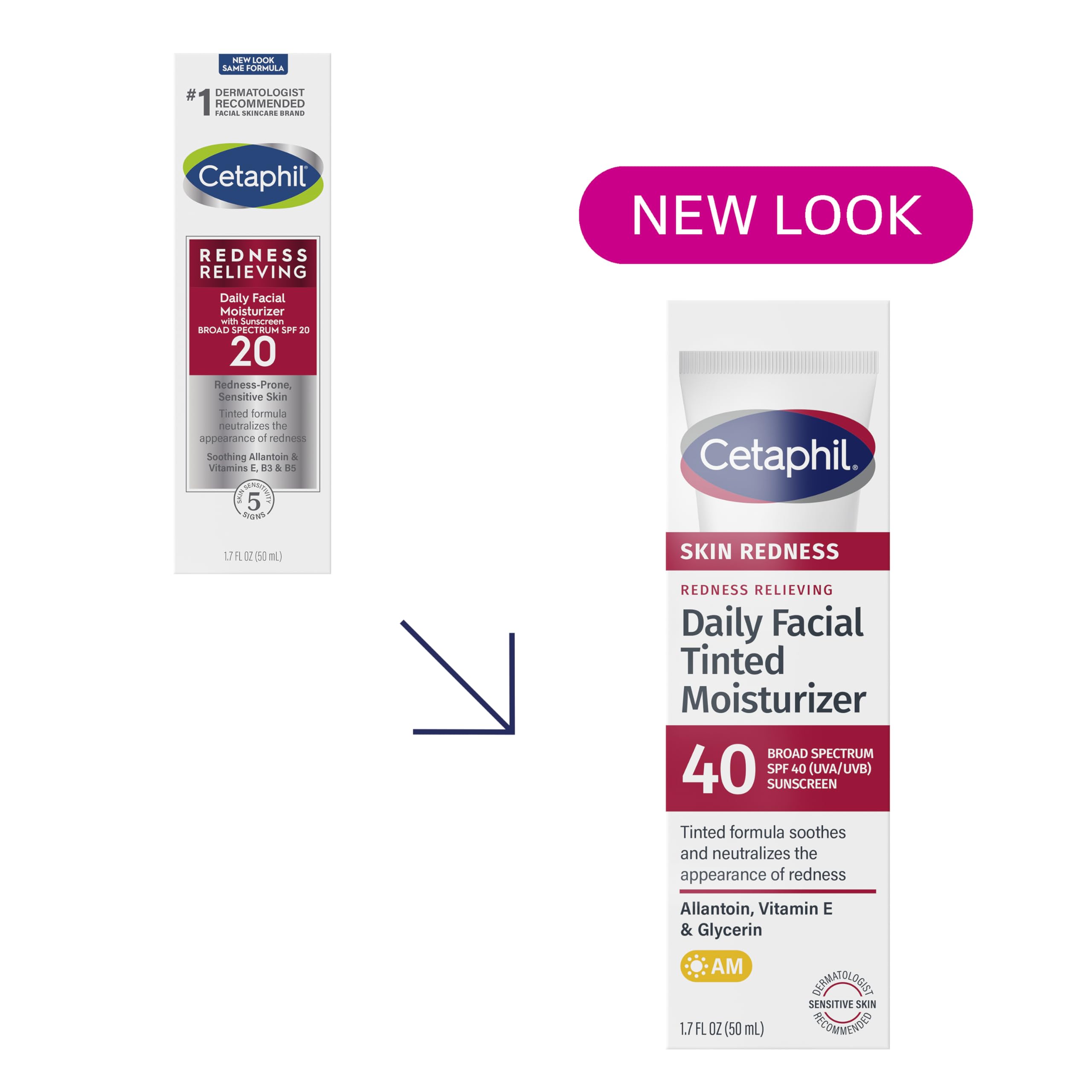 CETAPHIL emballage-relief rougeurs sur étui pratique