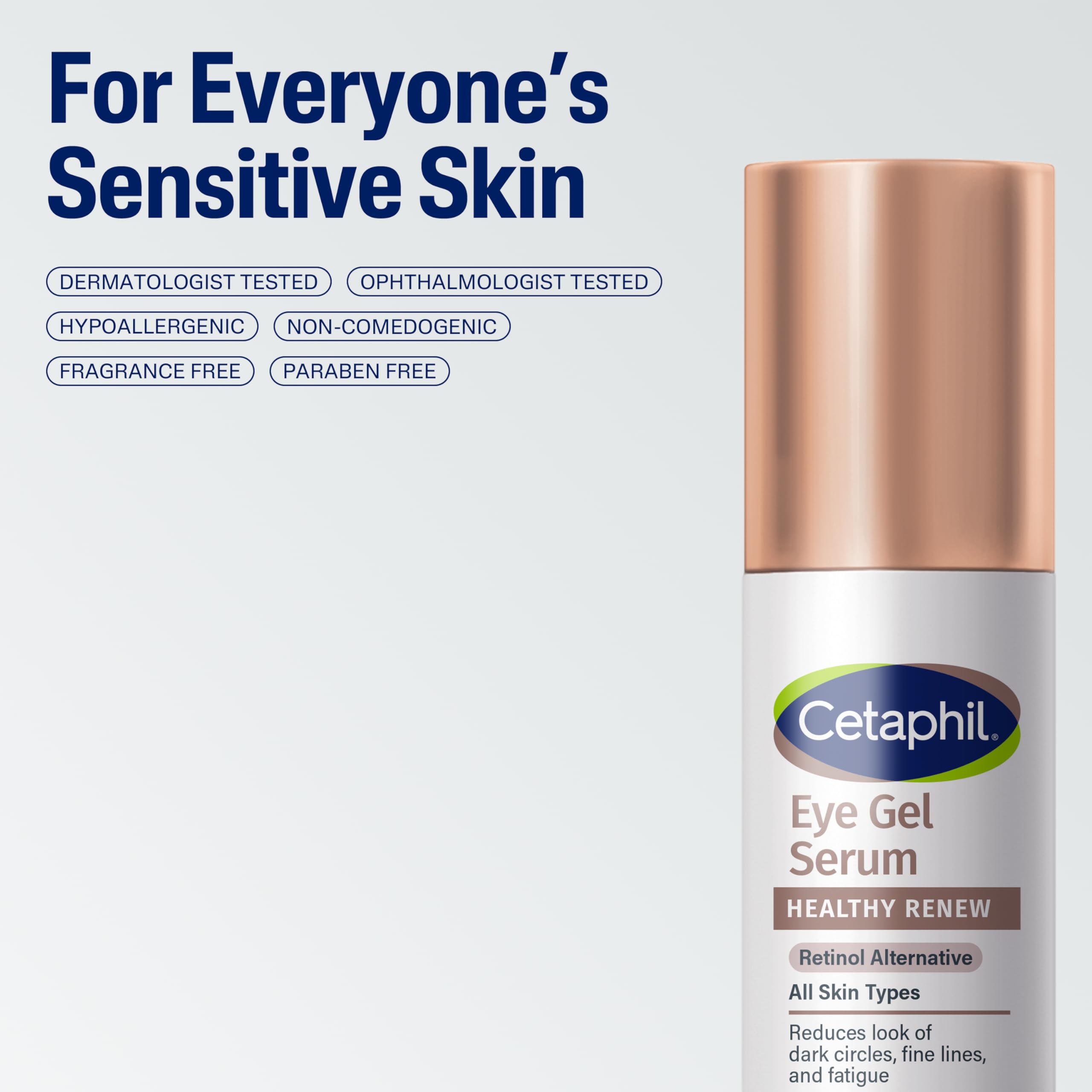 Niacinamide et panthenol dans le Gel-Sérum Yeux Healthy Renew pour la barrière cutanée