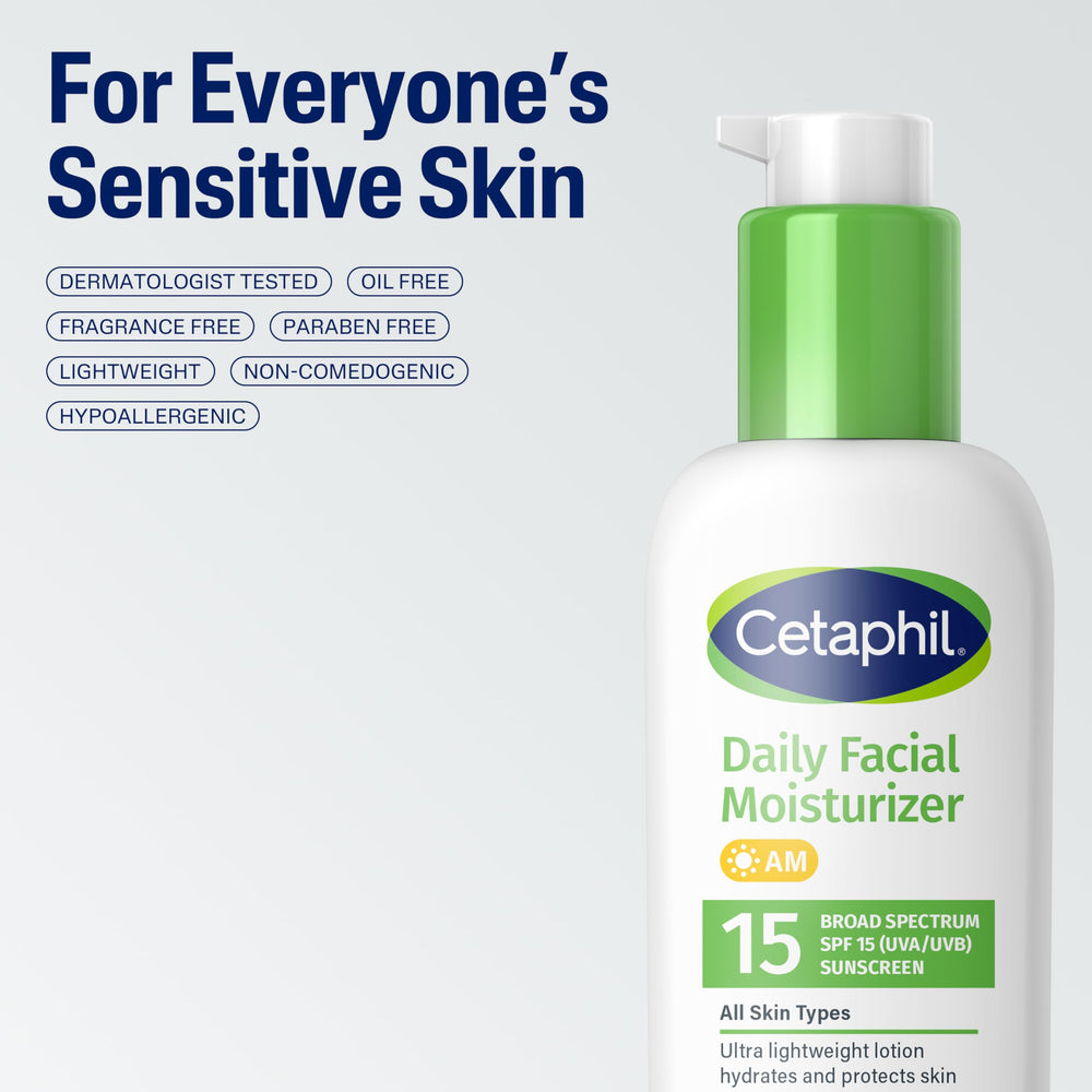 Cetaphil hydratation durable du visage tout au long de la journée.
