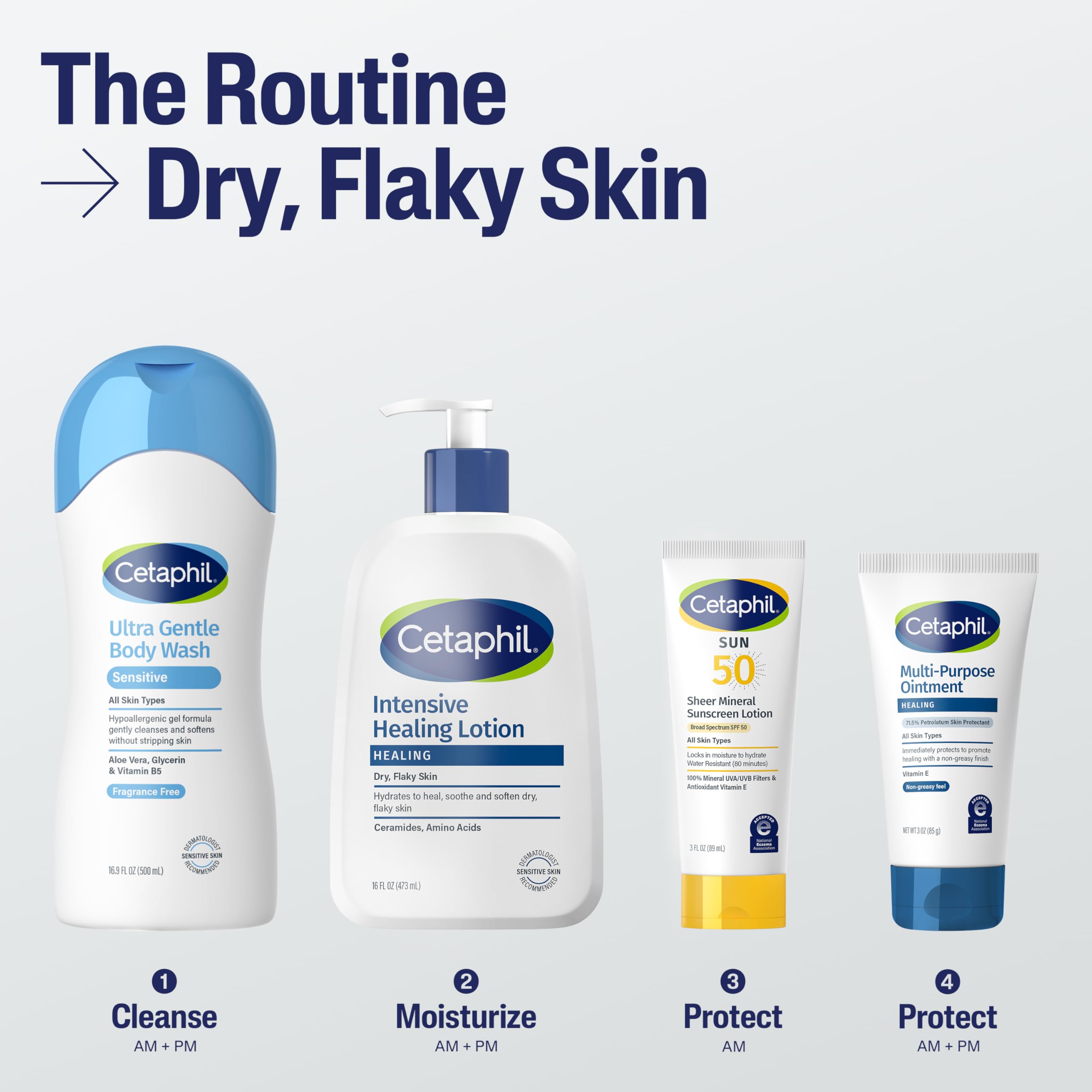 Ingrédients clés: huile de tournesol et céramides dans Cetaphil