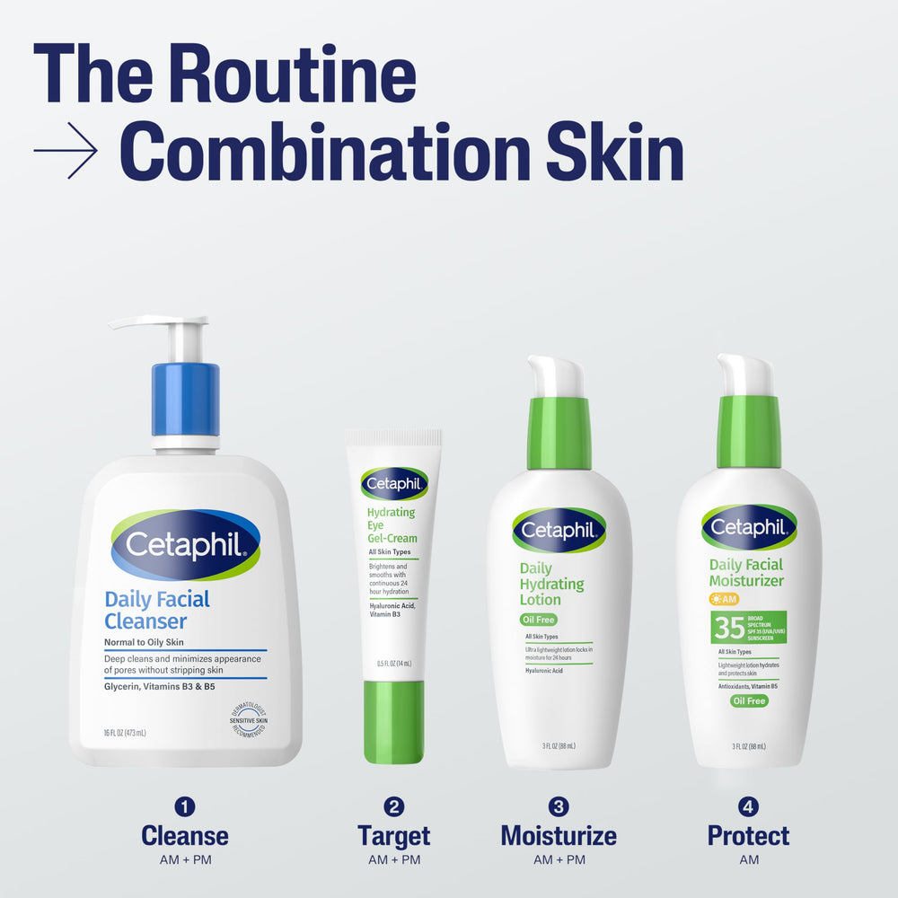 Ingrédient acide hyaluronique dans la lotion Cetaphil pour le visage.