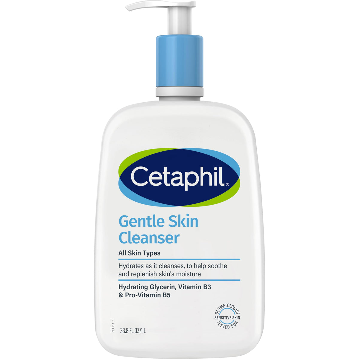 Cetaphil, bouteille de nettoyant doux pour la peau, nettoyage en douceur.
