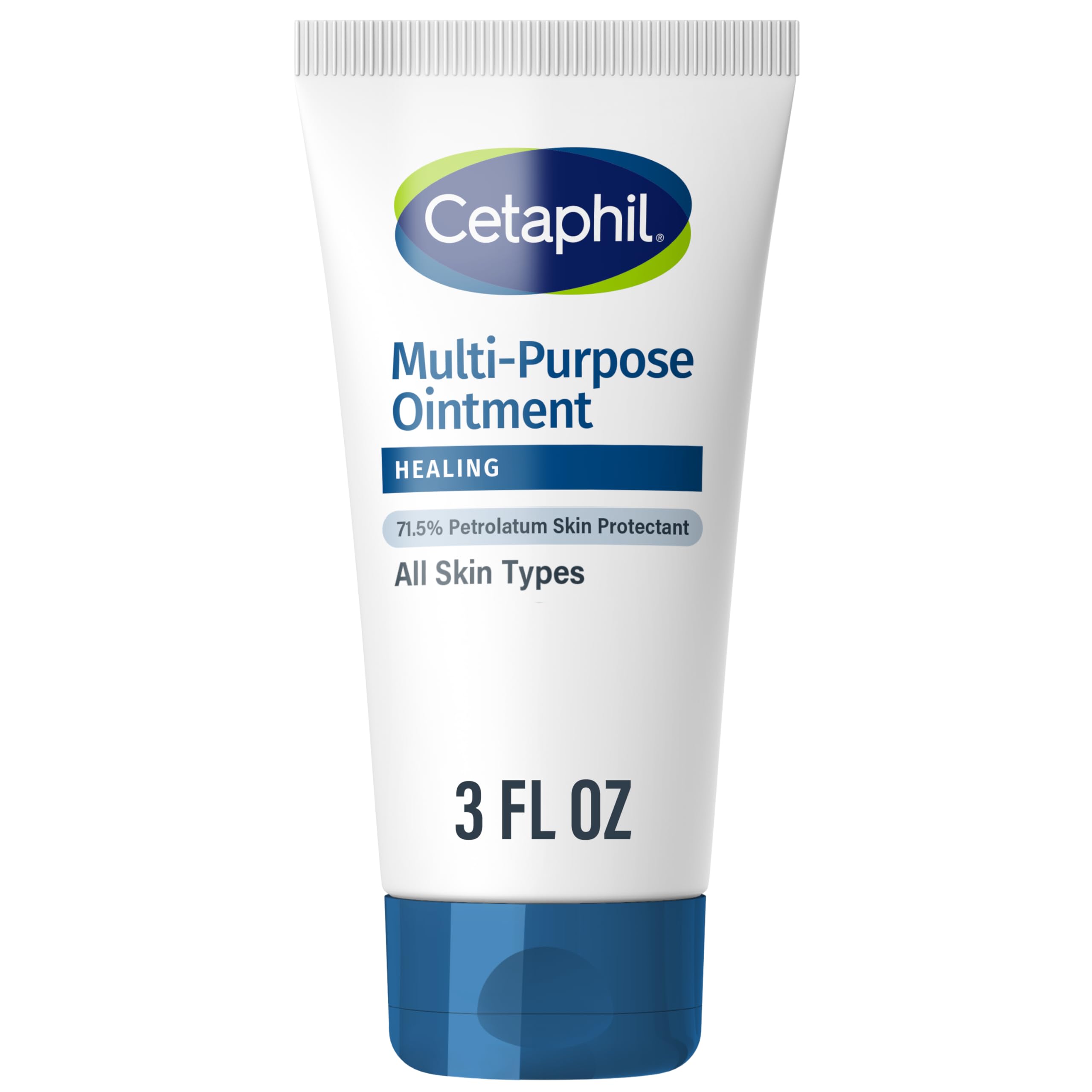 Pommade de guérison Cetaphil en flacon 3 oz, hydratation et protection rapides.
