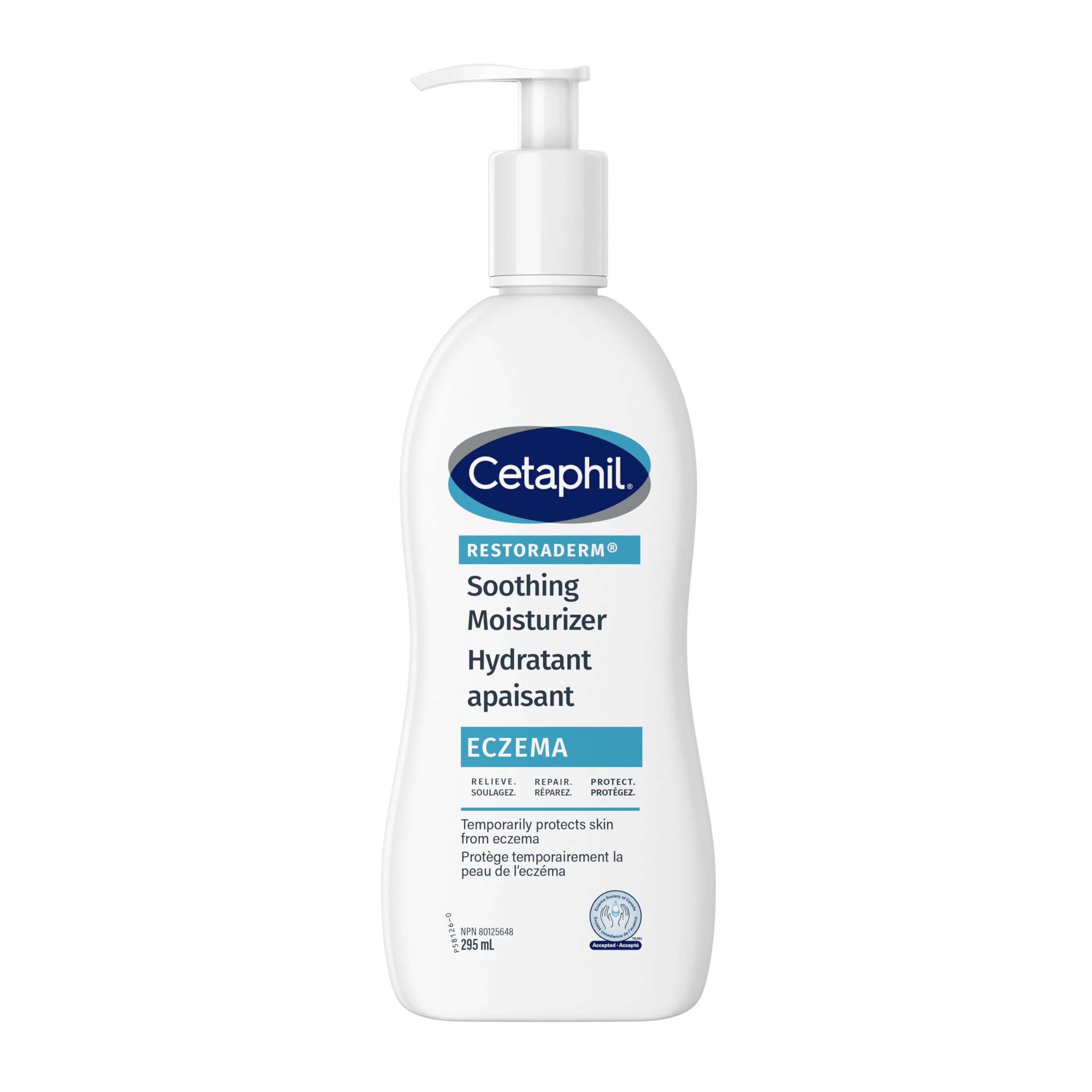 Cetaphil Pro Restoraderm crème corps – application douce pour peau sèche et irritée.