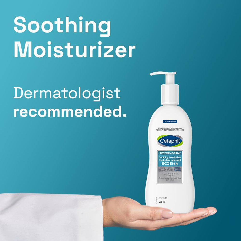 La crème Cetaphil Pro Restoraderm offre une texture soyeuse pour une hydratation rapide.