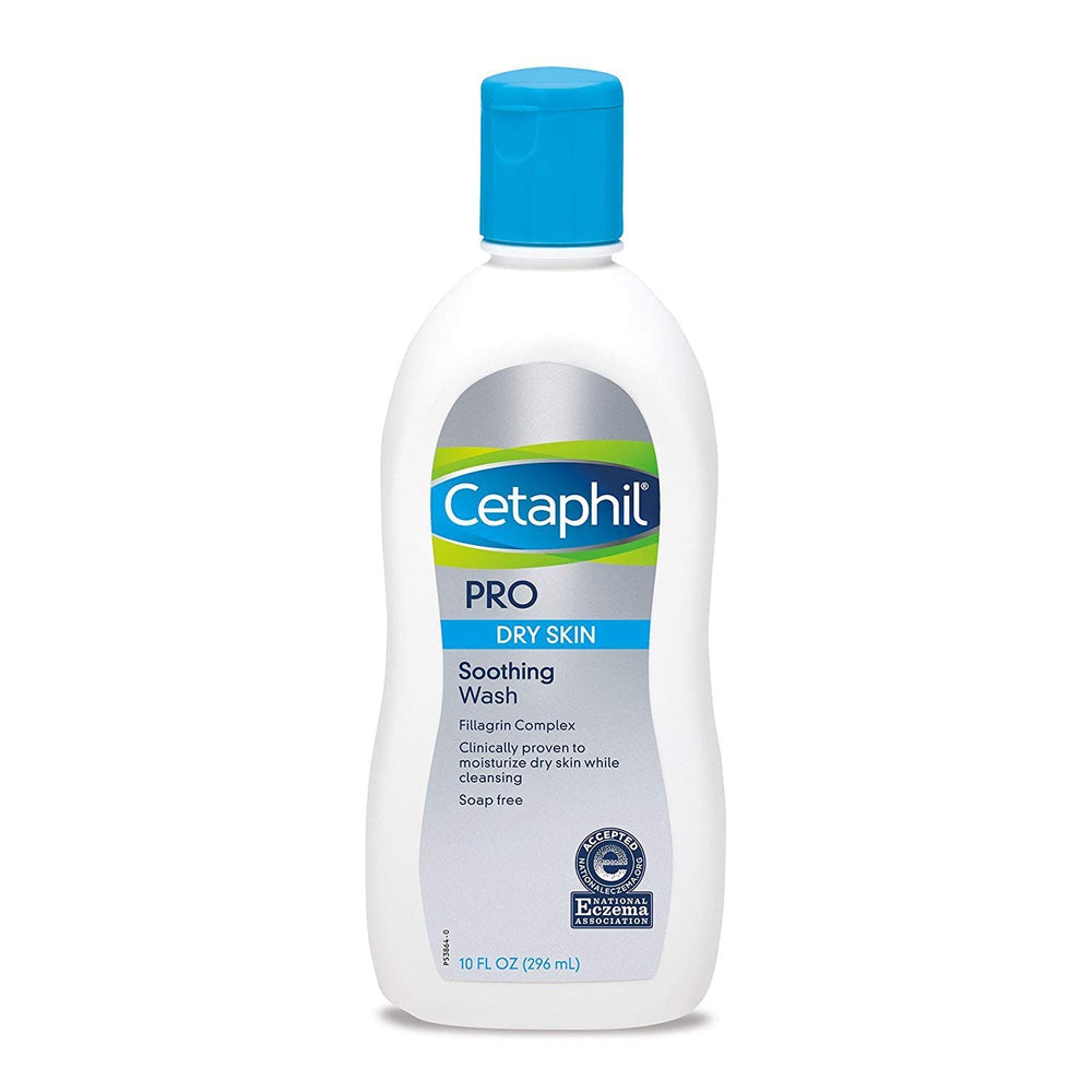 Cetaphil Restoraderm: douche apaisante sans parfum pour peau sensible.