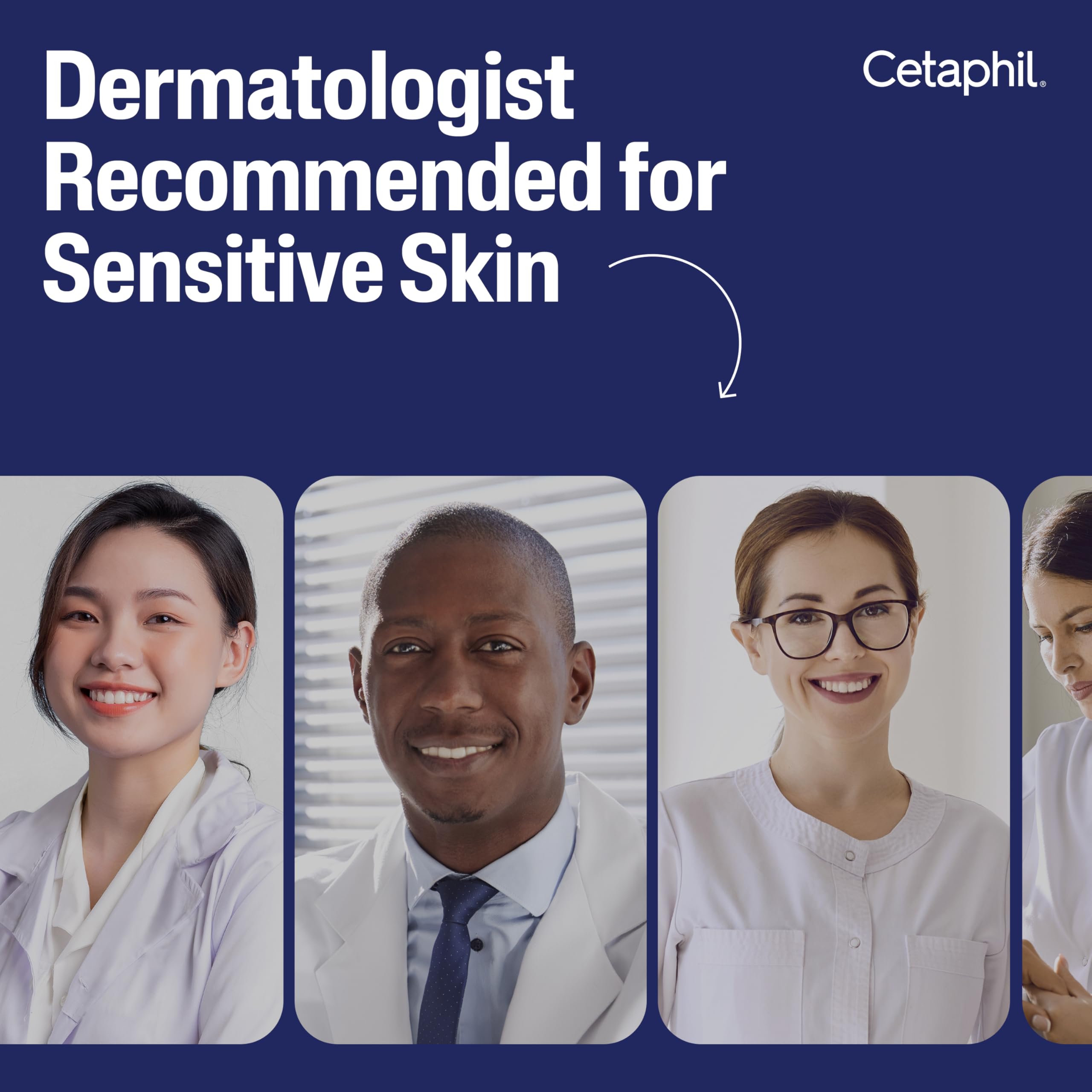 Formule dermatologiquement testée, adaptée aux peaux sensibles, Cetaphil Ceramide Serum.